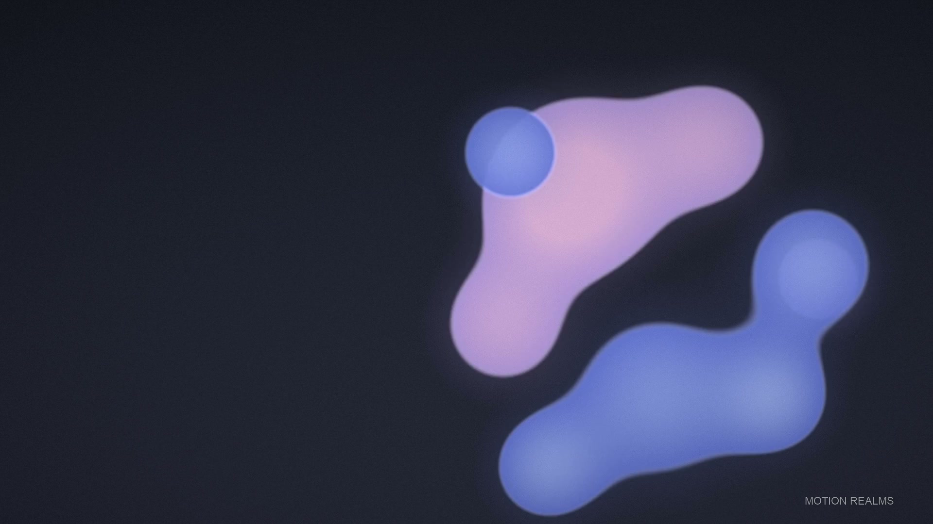 Flowing abstract shapes in dusk colors